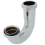 1-1/2" J-Bend w/ Capture Brass Nuts, 17 GA (Chrome Plated)