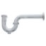 1-1/4" Chrome Plated Brass P-Trap, 17 GA W/CO 