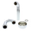 1-1/4" Chrome Plated Brass P-Trap w/Box Escutcheon, 17 GA w/CO