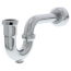 1-1/4" Chrome Plated Brass P-Trap w/Box Escutcheon, 17 GA w/CO