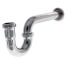 1-1/4" Chrome Plated Brass P-Trap, 17 GA L/CO
