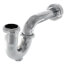 1-1/2" Chrome Plated Brass P-Trap w/Box Escutcheon, 17 GA w/CO