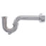1-1/2" Chrome Plated Brass P-Trap w/Box Escutcheon, 17 GA w/CO