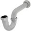 1-1/2" Chrome Plated Brass P-Trap, 17 GA L/CO