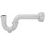 1-1/2" Chrome Plated Brass P-Trap w/ Box Escutcheon, 20 GA with Cleanout