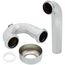 1-1/2" Chrome Plated Brass P-Trap w/ Box Escutcheon, 20 GA with Cleanout