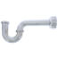 1-1/2" Chrome Plated Brass P-Trap w/Box Escutcheon, 20 GA L/CO 