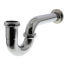 1-1/2" Chrome Plated Brass P-Trap, 22 GA L/CO