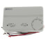 3 Speed Fan Coil On-Off Programmable Thermostat w/ Wire Leads & 2 Covers (White)