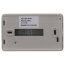 3 Speed Fan Coil On/Off Programmable Thermostat w/ Terminal Block & 2 Covers (White)
