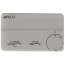 3 Speed Fan Coil On/Off Programmable Thermostat w/ Terminal Block & 2 Covers (White)