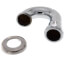 1-1/4" Chrome Plated Brass S-Trap, 17 GA w/Flange