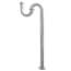 1-1/4" Chrome Plated Brass S-Trap, 17 GA w/Flange