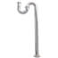 1-1/2" Chrome Plated Brass S-Trap, 17 GA w/Flange