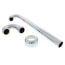 1-1/2" Chrome Plated Brass S-Trap, 17 GA w/Flange & Box Escutcheon