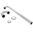 1-1/4" Chrome Plated Brass S-Trap, 20 GA w/Flange