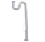 1-1/4" Chrome Plated Brass S-Trap, 20 GA w/Flange