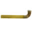 1-1/2" X 12" Rough Brass Slip Joint Waste Bend, 20 GA w/ Nuts & Washers