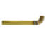 1-1/2" x 12", 22 Gauge, Direct Connect Waste Bend (Rough Brass)
