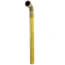 1-1/2" x 18" Rough Brass Slip Joint Waste Bend, 22 GA w/ Nuts and Washers