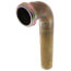 1-1/2" x 8" Rough Brass Slip Joint Waste Bend, 22 GA