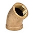 3/4" FIP x FIP 45° Brass Elbow (Lead Free)