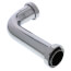 1-1/4" x 6", 22 Gauge, Slip Joint Elbow (Chrome Plated)