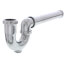 1-1/2" Milwaukee Type Utility "P" Trap, 17 Gauge with Cleanout