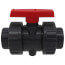 1-1/2" PVC TBB Series True Union Ball Valve w/ Socket and Threaded Ends, EPDM O-Ring (Gray)