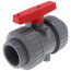 2" CPVC TBB Series True Union Ball Valve w/ EPDM O-Ring - Gray (Socket x Threaded)