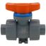 1/2" TBH Series True Union CPVC Ball Valve w/ Socket and Threaded Ends, EPDM O-ring (Gray)