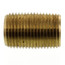 3/8" x Close Brass Nipple