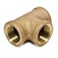 1-1/4" x 1-1/4" x 3/4" FIP Brass Tee (Lead Free)