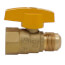 5/8" OD Flare (15/16-16 Thread) x 3/4" FIP Gas Ball Valve