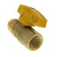 5/8" OD Flare (15/16-16 Thread) x 1/2" FIP Gas Ball Valve