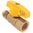 1/2" OD Flare x 1/2" FIP Gas Ball Valve