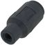 1/4" PVC TC Series True Union Ball Check Valve w/ FPM O-Ring - Gray (Threaded)