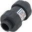 3/4" PVC TC Series True Union Ball Check Valve w/ EPDM O-Ring - Gray (Socket x Threaded)