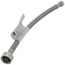 12" Braided Stainless Steel Hose Toilet Connector w/ Metal Nut (3/8" Compression x 7/8" Ballcock)