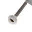 20" Braided Stainless Steel Hose Toilet Connector (3/8" Compression x 7/8" Ballcock)