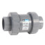 3/4" TC Series CPVC True Union Ball Check Valve w/ FPM O-Ring - Gray (Socket x Threaded)