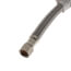 9" Braided Stainless Steel Hose Toilet Connector (3/8" Compression x 7/8" Ballcock)