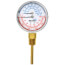 3" Bottom Mount Dual Scale Tridicator (0-200 PSI, 70-Degree - 320-Degree (F))