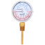 3" Bottom Mount Dual Scale Tridicator (0-75 PSI, 70-Degree to 320-Degree (F))