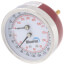 2.5" Tridicator, 1-9/16" Well, Back Mount Temperature & Pressure Gauge (0-75 PSI, 30-Degree to 250-Degree (F))