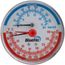 3-1/8" Tridicator, 29/32", Well Back Mount Temperature & Pressure Gauge (0-75 PSI, 60-Degree to 320-Degree (F))