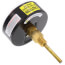 3-1/8" Tridicator, 1-21/32" Well, Back Mount Temperature & Pressure Gauge (0-75 PSI, 60-Degree (F) to 320-Degree (F))