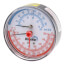 3-1/8" Tridicator, 1-21/32" Well, Back Mount Temperature & Pressure Gauge (0-75 PSI, 60-Degree (F) to 320-Degree (F))