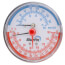 3-1/8" Tridicator, 1-21/32" Well, Back Mount Temperature & Pressure Gauge (0-75 PSI, 60-Degree (F) to 320-Degree (F))