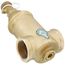 1-1/4" Spirotrap Drain Brass Dirt Separator with removable head (Female Thread)